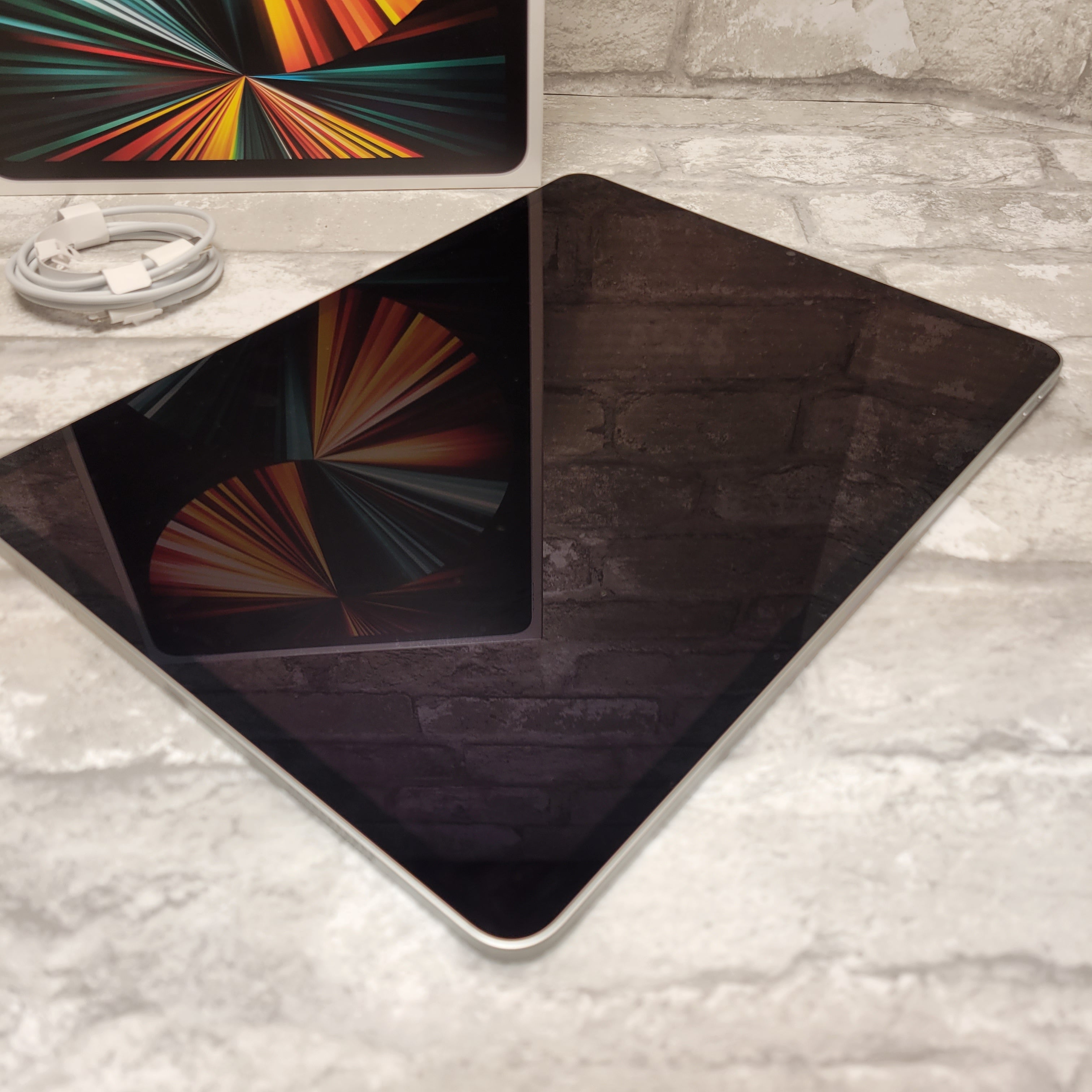 2021 Apple 12.9-inch iPad Pro (Wi‑Fi, 128GB) - A2378 MHNG3LL/A Silver *READ DESCRIPTION* (7928706531566)